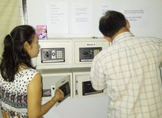 No doubt this guesthouse will be hard pressed to find customers after 3 of 6 “safes” were cleaned out during the night.